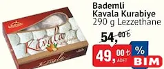 LEZZETHANE BADEMLİ KAVALA KURABİYE 290 G